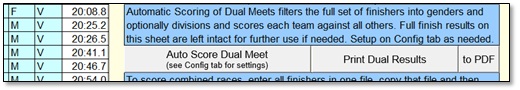 Dual Meet Scoring Button